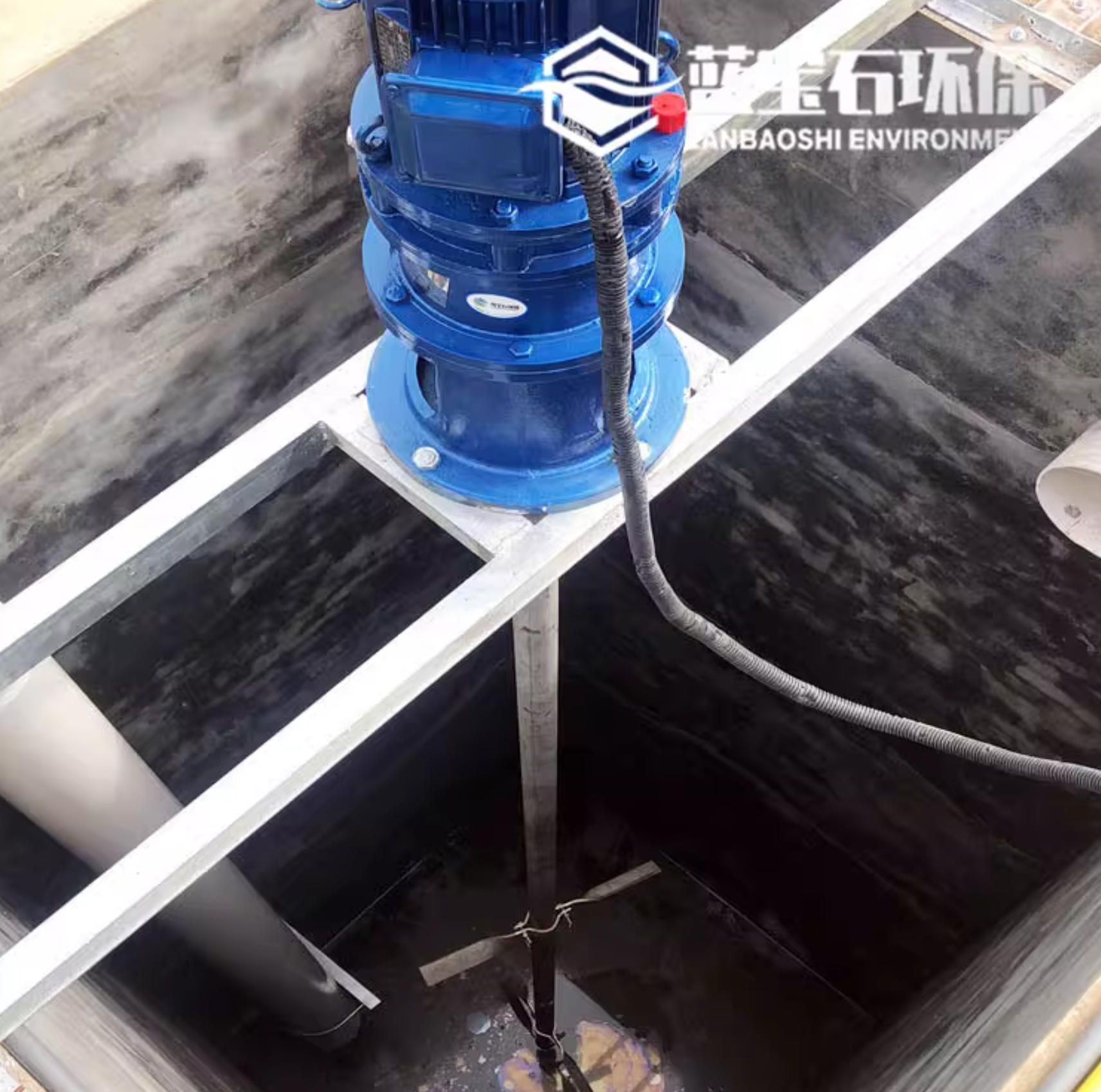 立軸式加藥攪拌機 | 頂進(jìn)式BLD液體混合攪拌器